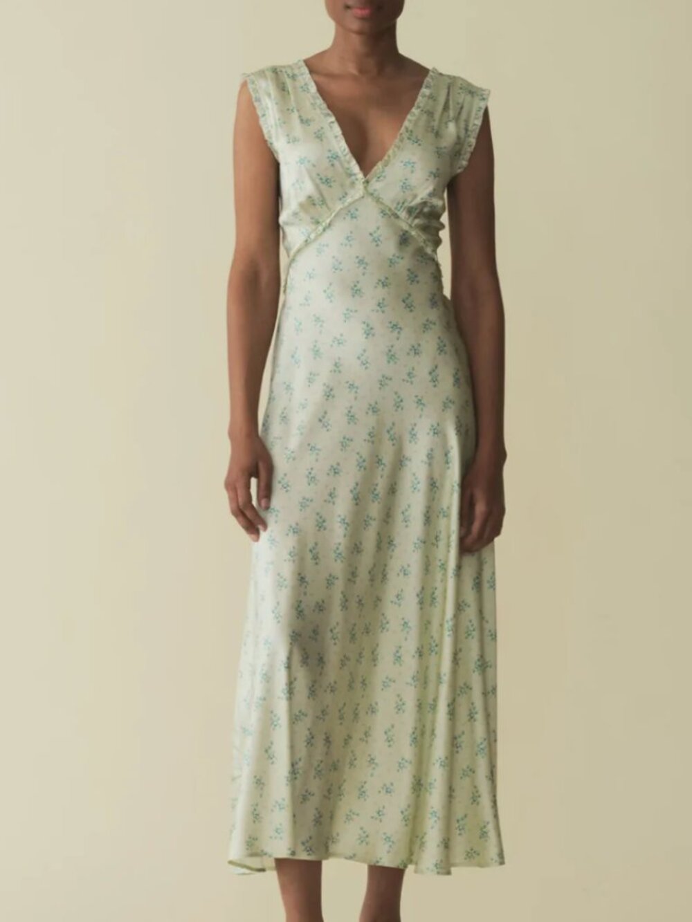 ISO: Doen Tahlia Dress in Verte Hillside Heather